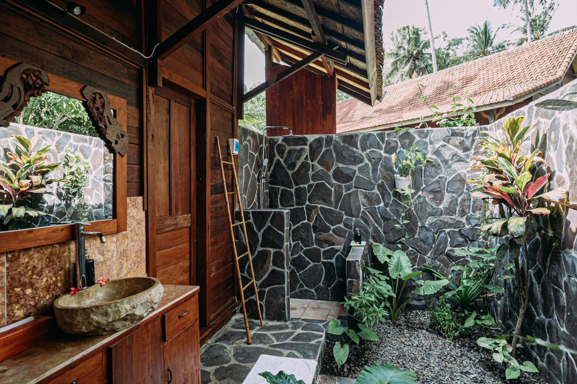 Wooden House Candidasa Manggis Exterior foto